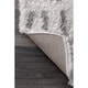 preview thumbnail 4 of 11, Nuloom Cloudy Shag Moroccan Geometric Grey Rug