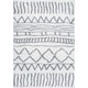 preview thumbnail 3 of 3, The Curated Nomad Delmar Moroccan Trellis White Shag Rug - 7' 10 x 10'