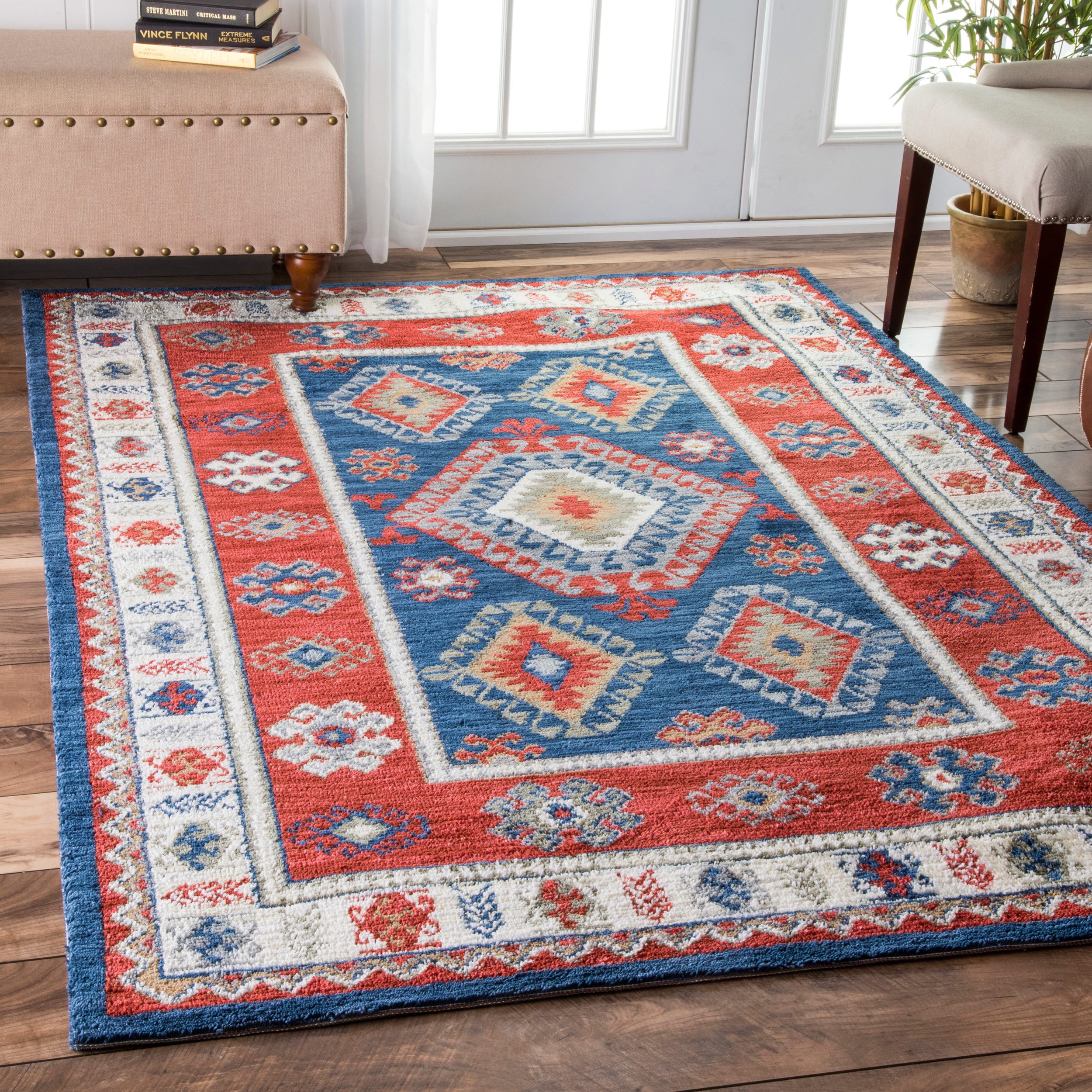 Shop nuLOOM Traditional Patriotic Tribal Multi Rug (7'6 x 9'6) - On ...