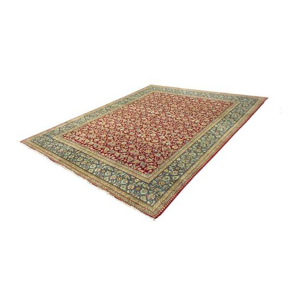 Noori Rug Ankara Narses Hand Knotted Area Rug 8'3 x 9'11 Red/Blue Noori Rug Ankara Narses Hand Knotted Area Rug 8'3 x 9'11 Red/Blue