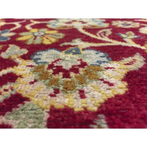 Noori Rug Ankara Narses Hand Knotted Area Rug 8'3 x 9'11 Red/Blue Noori Rug Ankara Narses Hand Knotted Area Rug 8'3 x 9'11 Red/Blue