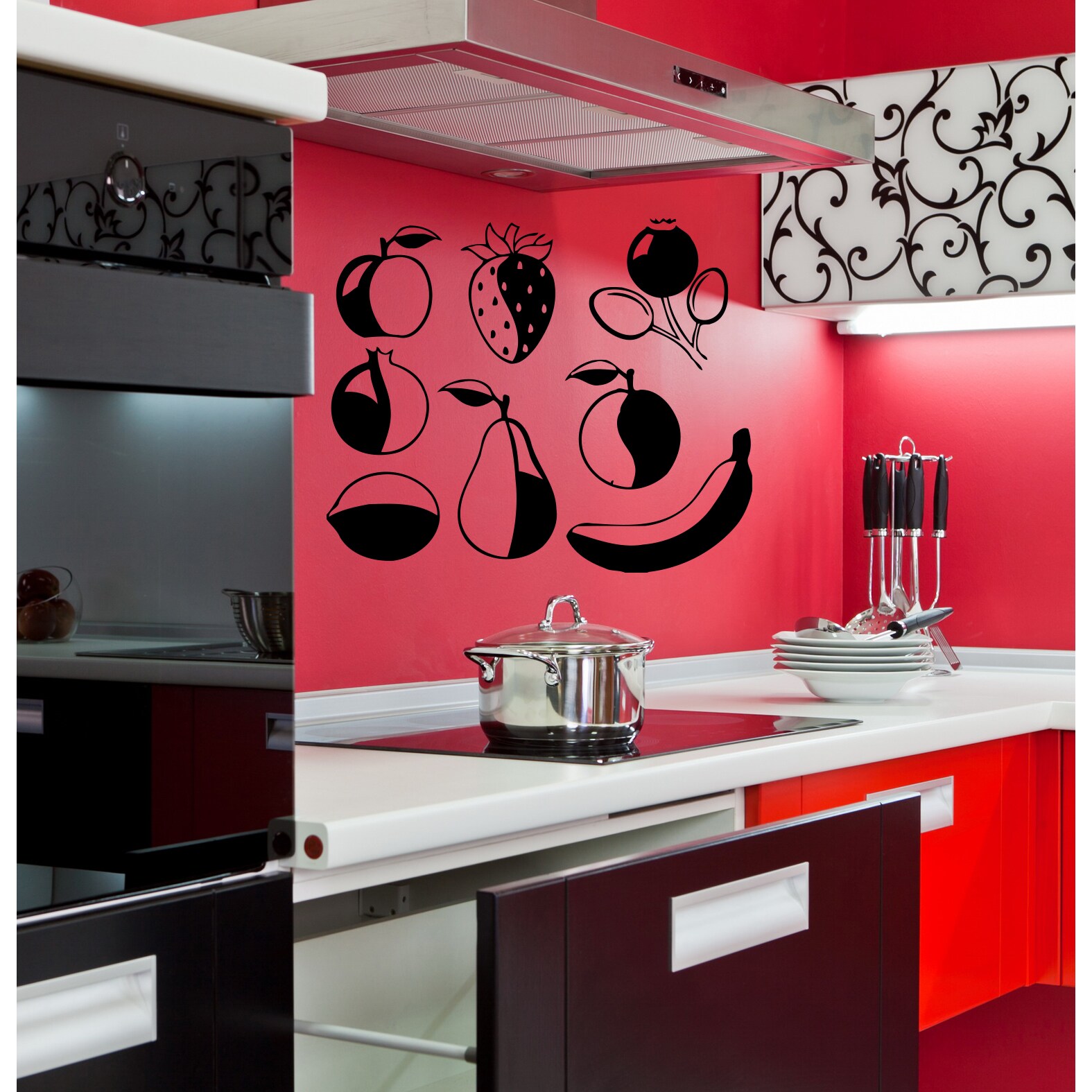 Fruit In The Kitchen Wall Art Sticker Decal Overstock 11760895