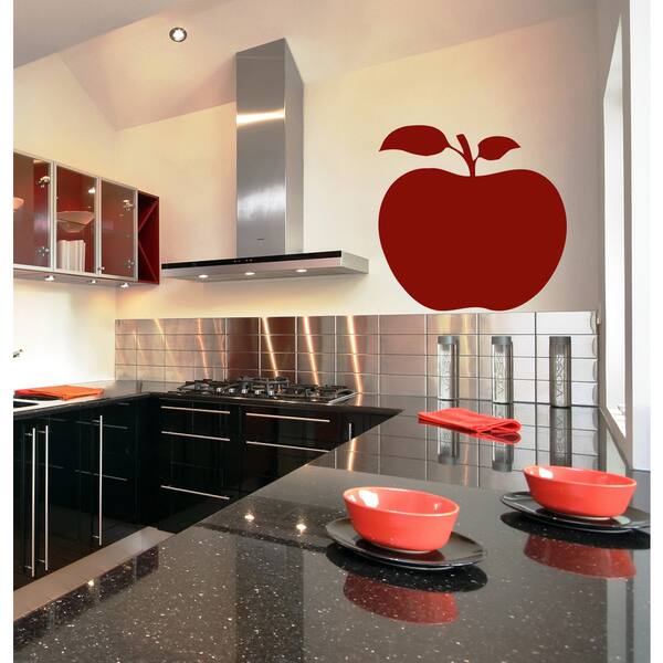 Beautiful apple Wall Art Sticker Decal Red Overstock 11761211