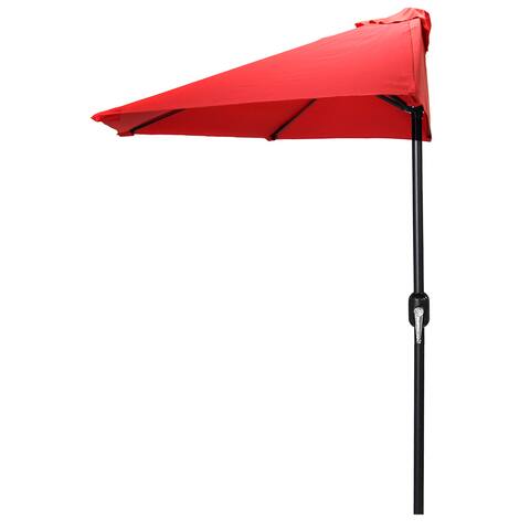 Jordan Manufacturing Red 9-foot Half Umbrella
