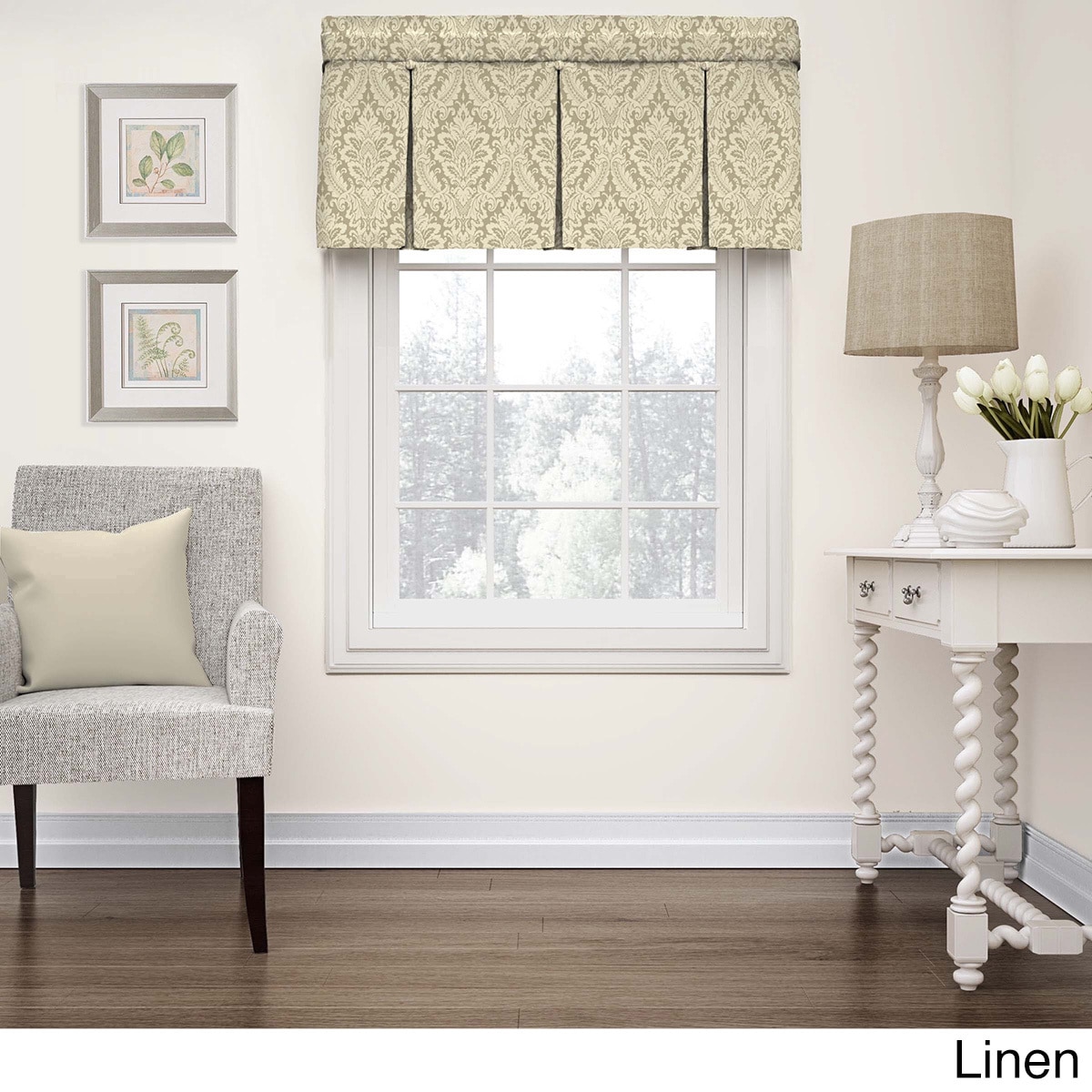 Waverly Donnington Box Pleat Window Valance 52x18 Overstock