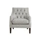 Shop Madison Park Elle Grey Button Tufted Chair - Free Shipping Today ...