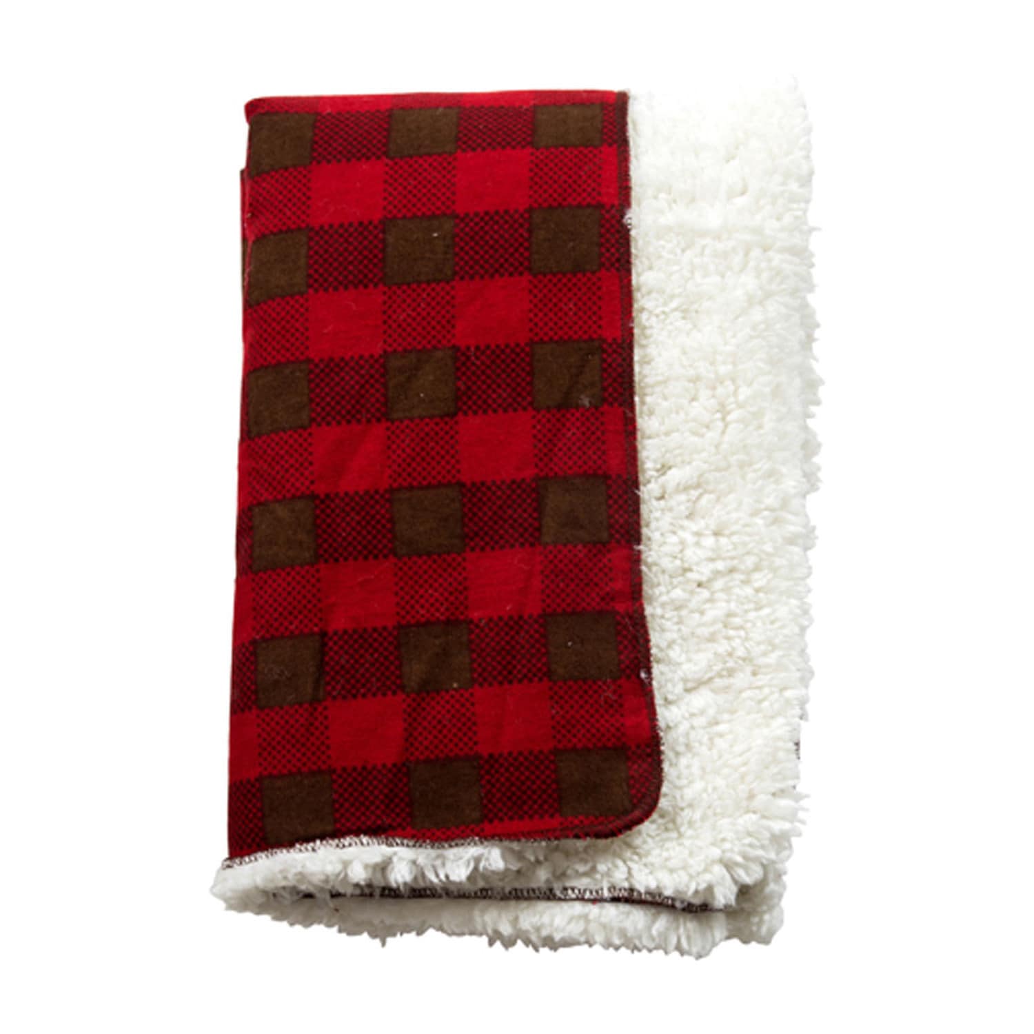 red receiving blanket