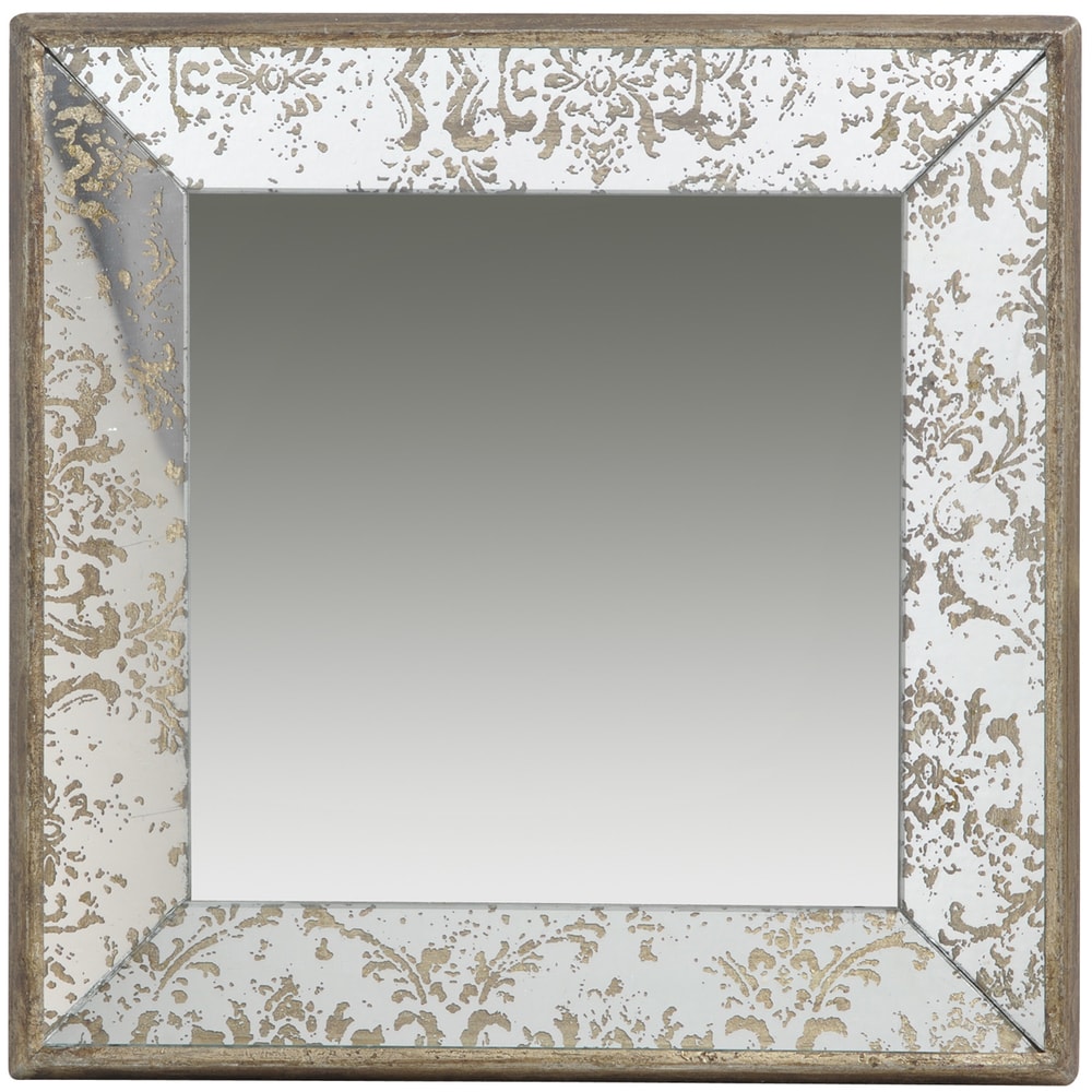 Antique Two-tone Tray Mirror - A