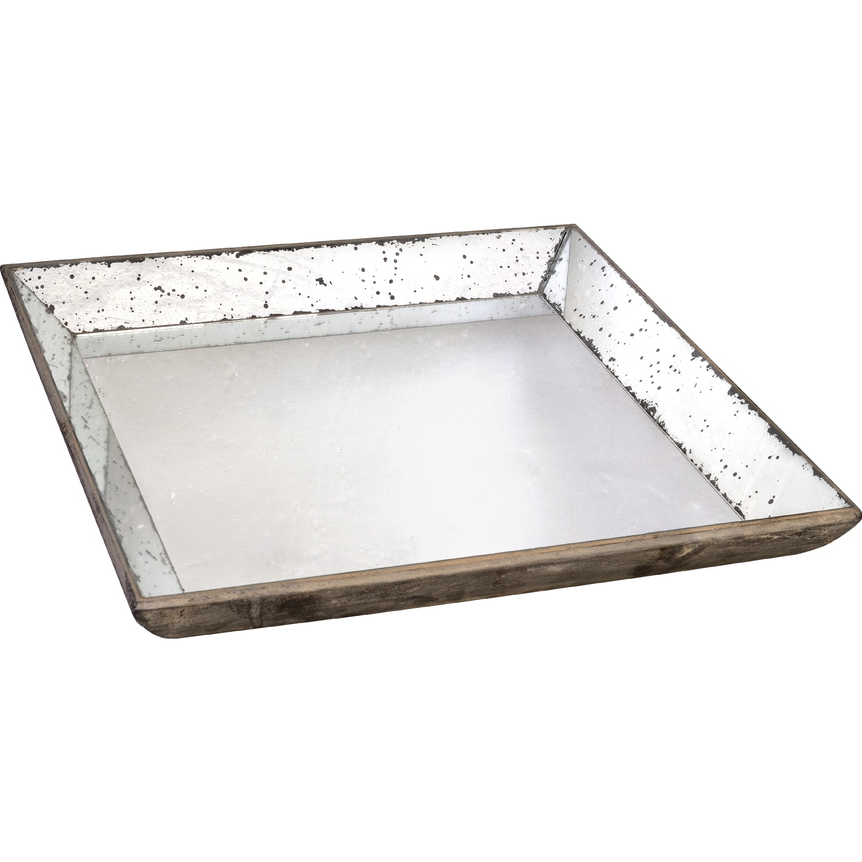 silver wood tray