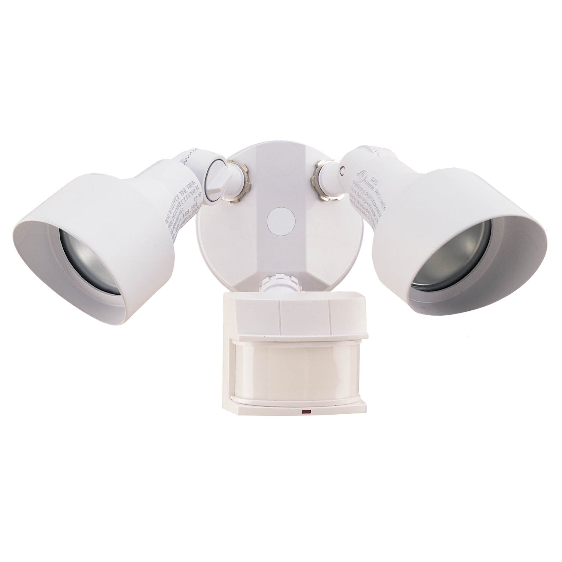 Heathco HZ-5597-WH 2 Bulb 100 Watt White DualBrite® 2-Level Motion Flood Light Heathco HZ-5597-WH 2 Bulb 100 Watt White DualBrite® 2-Level Motion Flood Light