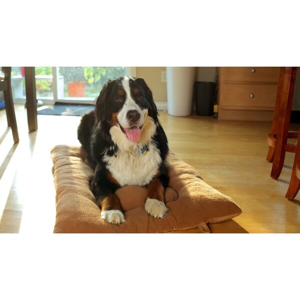 FurHaven Pet NAP Reversible Tufted Pillow Crate Dog Bed