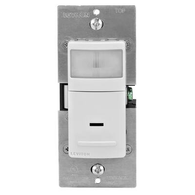 Leviton Occupancy 2.5 amps 120 volts Single Pole Motion Sensor Switch White
