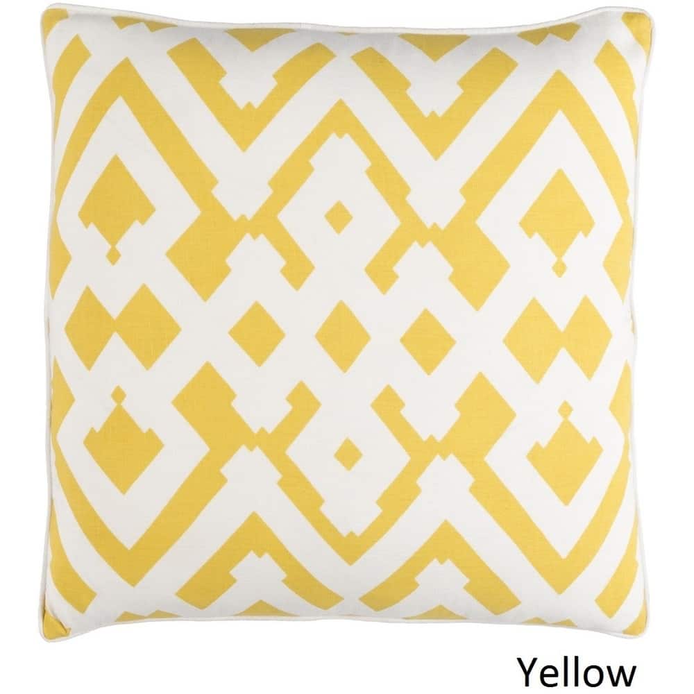 Decorative Esme 20-inch Feather Down or Poly Filled Throw Pillow