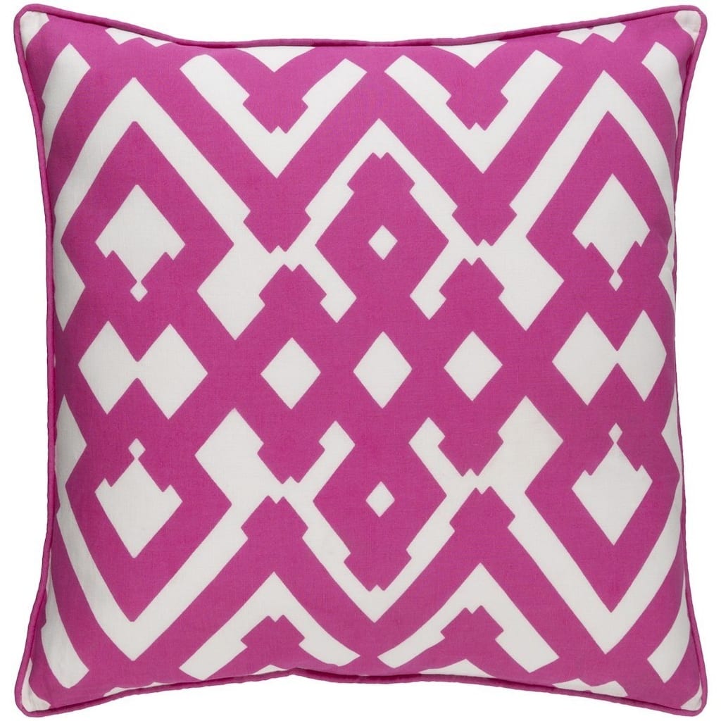 Decorative Esme 20-inch Feather Down or Poly Filled Throw Pillow