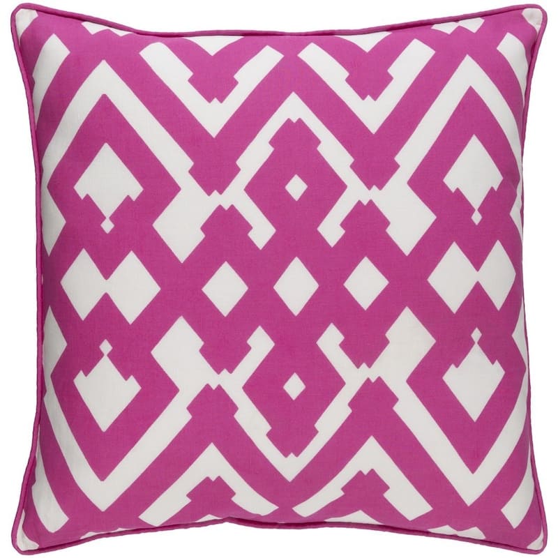 Decorative Esme 18-inch Feather Down or Poly Filled Throw Pillow