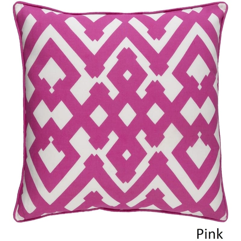 Decorative Esme 18-inch Feather Down or Poly Filled Throw Pillow