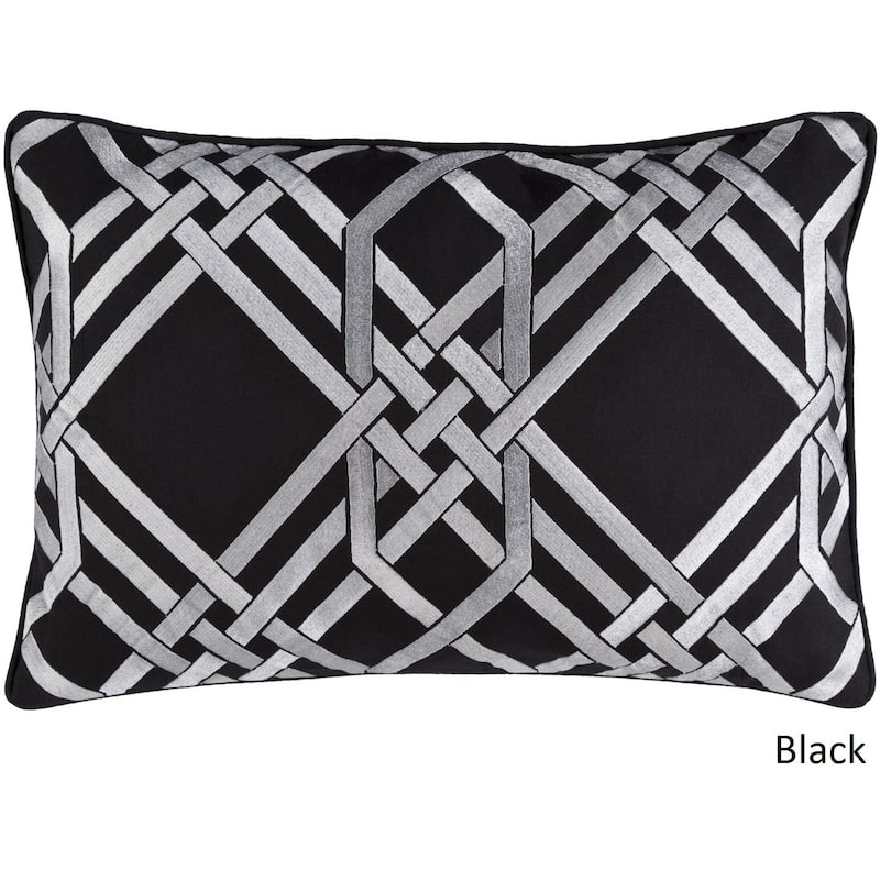 Decorative Eilat Feather Down or Poly Filled Throw Pillow (13 x 20)