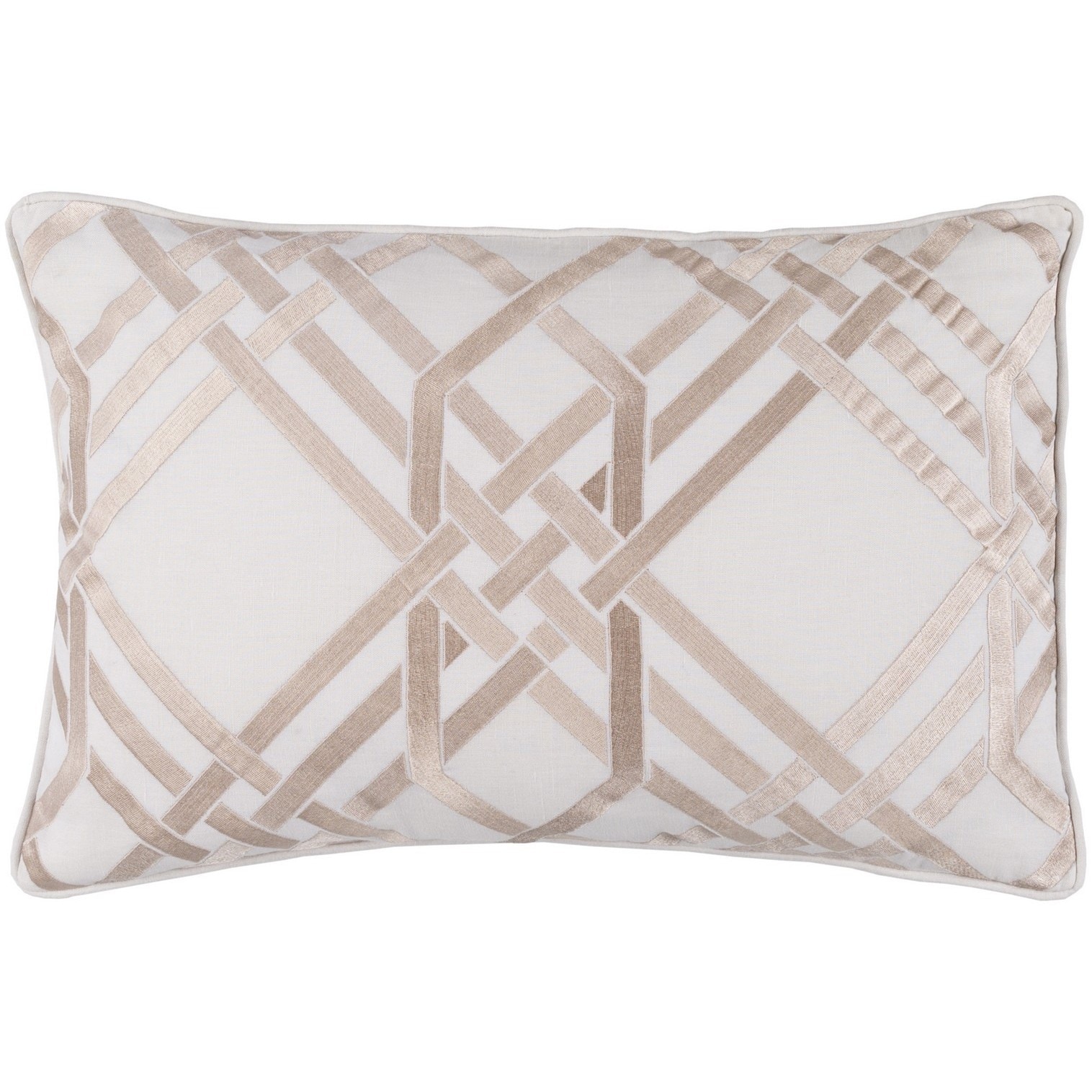 Decorative Eilat Feather Down or Poly Filled Throw Pillow (13 x 20)