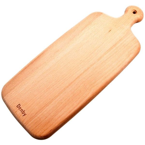 slide 2 of 2, Denby Wooden 20-inch Rectangular Chop and Serve Board