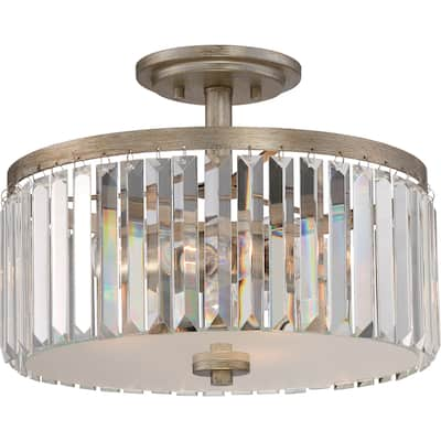 Quoizel Mirage Medium Semi Flush Mount Lighting Fixture