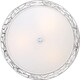 preview thumbnail 4 of 3, Quoizel Platinum Collection Abode Polished-Chrome Steel Medium Semi-Flush-Mount Ceiling Light - Polished Chrome