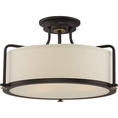 Quoizel Calvary Large Semi Flush Mount Light