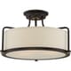 preview thumbnail 1 of 3, Quoizel Calvary Large Semi Flush Mount Light
