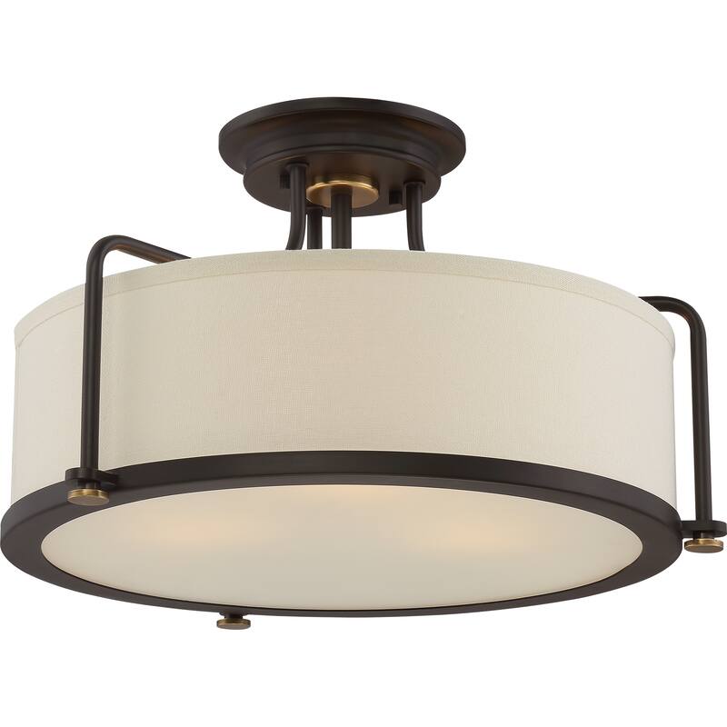 Quoizel Calvary Large Semi Flush Mount Light