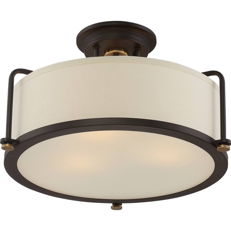 Quoizel Calvary Large Semi Flush Mount Light