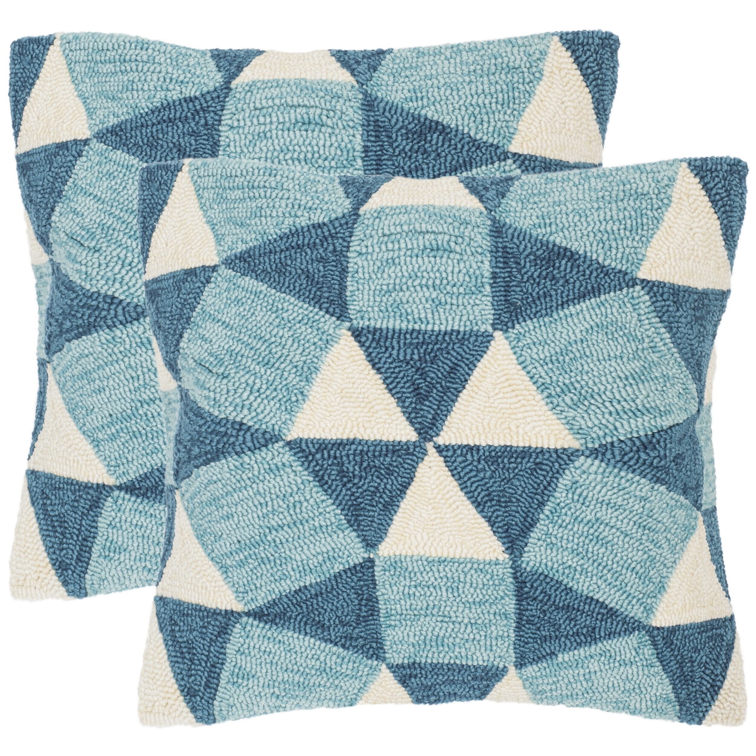 Shop Safavieh Abstract Puzzle 20 Inch Nautical Blue Decorative