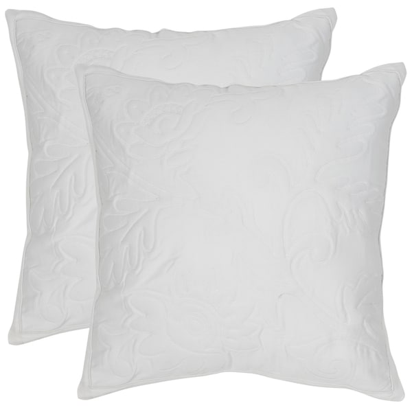 Shop Safavieh Quilted Sunflower 20Inch White Decorative