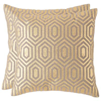 Buy Gold Linen Throw Pillows Online At Overstock Our Best