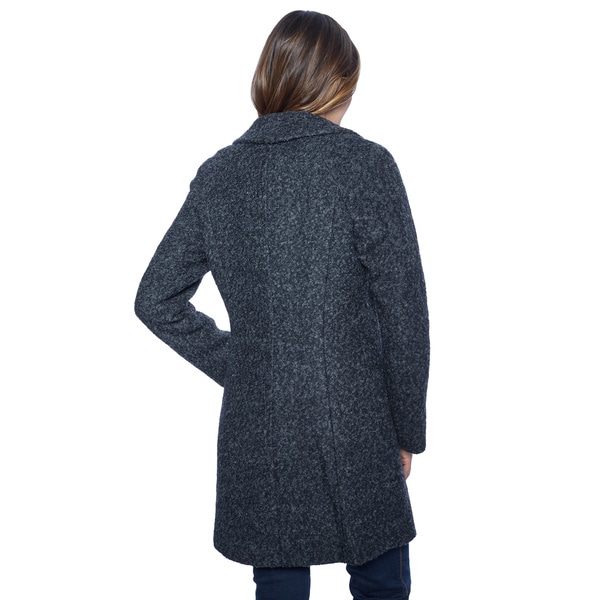 anne klein boucle coat