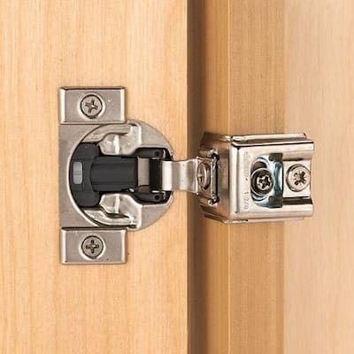 Rok Hardware Blum 25 Pack 110 Degree Compact 39C Series Blumotion 1-3/8-inch Overlay Screw-On Self-Closing Cabinet Hinge