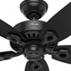 preview thumbnail 5 of 13, Hunter 52" Builder Elite Outdoor Ceiling Fan with Pull Chain, Damp Rated - Traditional