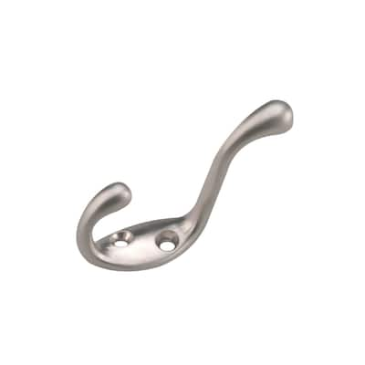 Rok Hardware Heavy Duty Coat Hook 3.5 inch Brushed Nickel (Pack of 10)