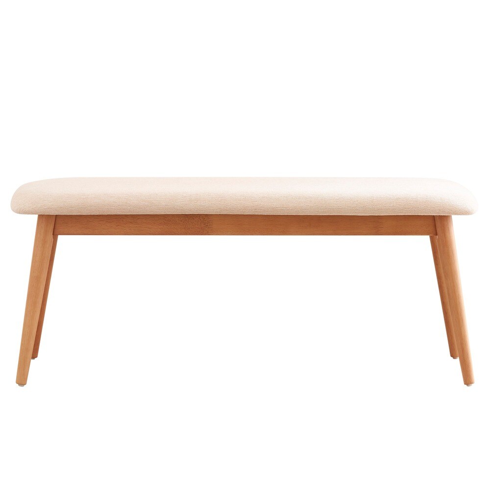 norwegian danish modern tapered upholstered dining bench inspire q modern