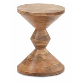 Mango Wood Hourglass Stool