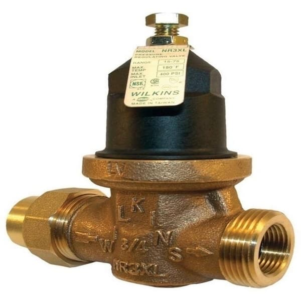 Wilkins Pressure Reducing Valve, Lead-free, FNPT Union x FNPT - Bed ...