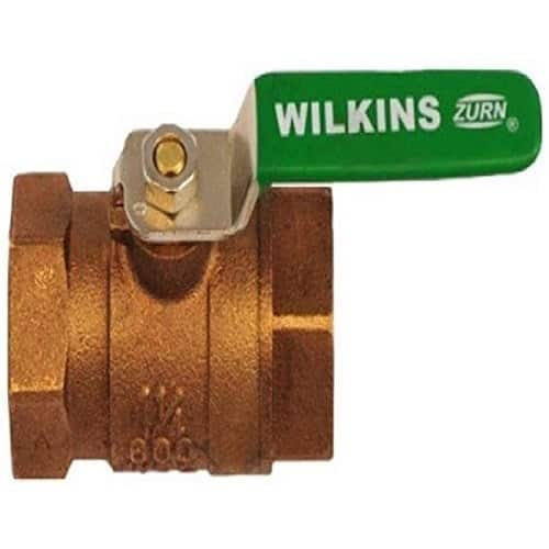 Wilkins Lead-free FNPT x FNTP Tapped Ball Valve