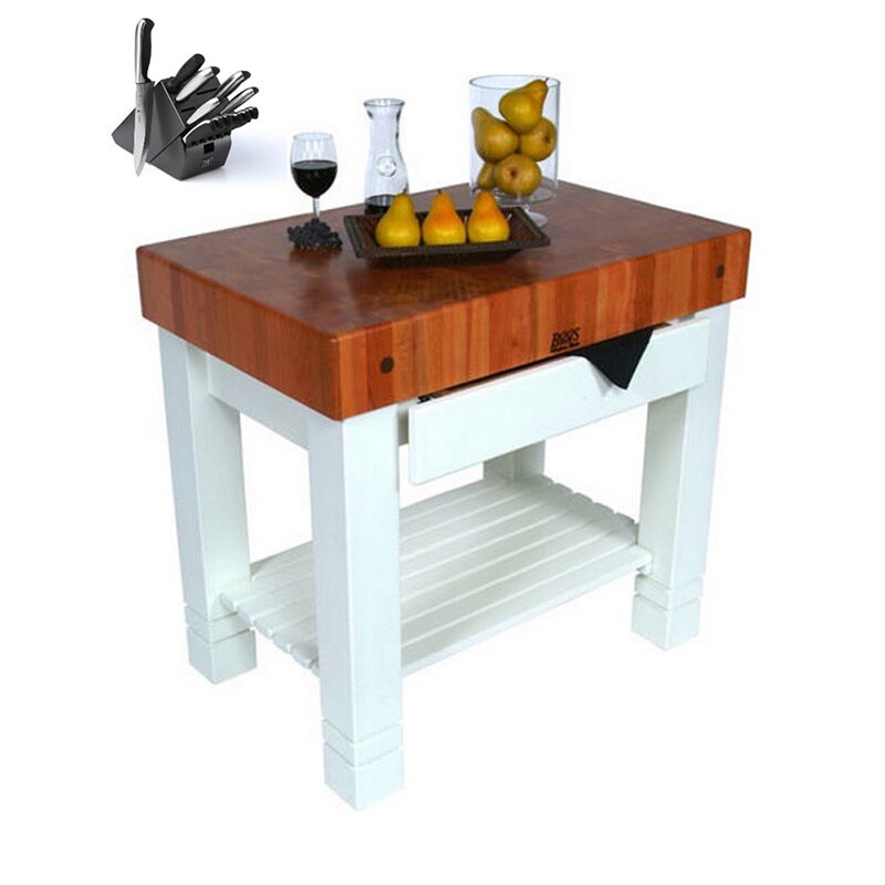 John Boos GRZ6036 60x28 Butcher Block & Henckels Knife Set - On Sale - Bed  Bath & Beyond - 30742528