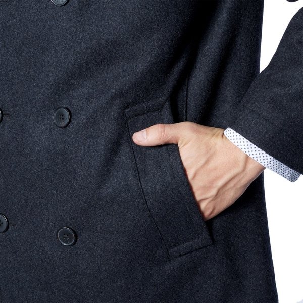 billigare det senaste nya stilar Shop Men's Tommy Hilfiger Melton Classic Wool Peacoat - Overstock ... billigare det senaste nya stilar Shop Men's Tommy Hilfiger Melton Classic Wool Peacoat - Overstock ...