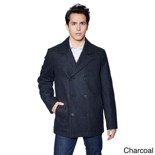 billigare det senaste nya stilar Shop Men's Tommy Hilfiger Melton Classic Wool Peacoat - Overstock ... billigare det senaste nya stilar Shop Men's Tommy Hilfiger Melton Classic Wool Peacoat - Overstock ...