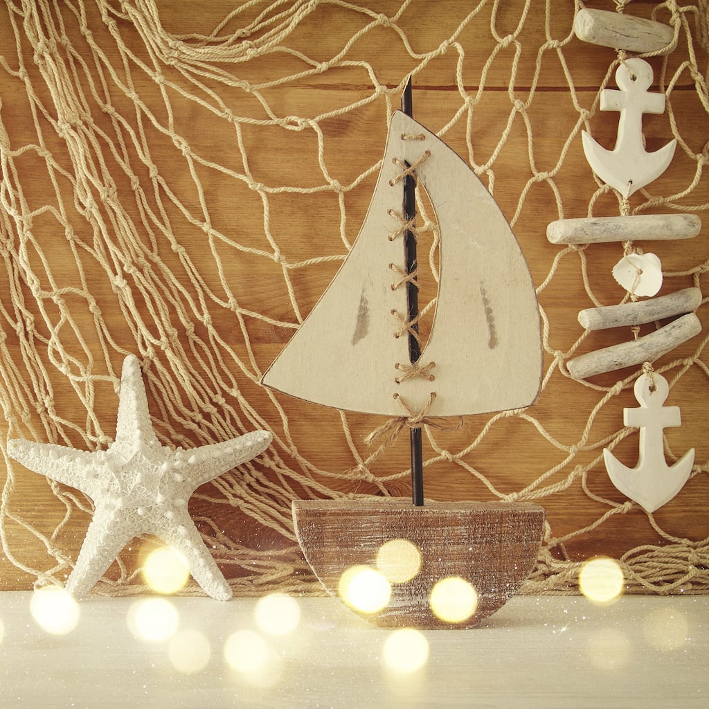 Fishing Net Decoration, Nylon Nautical Fish Netting for Wall Decor, Crafts, Party Accessories, Kids Room by Wakeman Outdoors