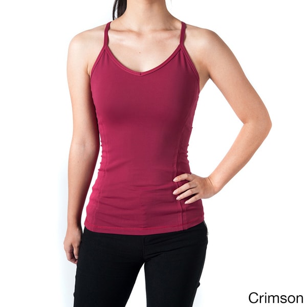 spaghetti strap yoga top