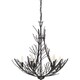 preview thumbnail 2 of 2, Quoizel Thornhill 6-Light Marcado Black Rustic Chandelier