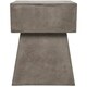Safavieh Zen Mushroom Concrete Indoor/ Outdoor Accent Table (Dark Grey) - 13.7" x 13.7" x 18.1" - Thumbnail 1