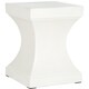 Safavieh Curby Concrete Indoor/ Outdoor Accent Table (Ivory) - 13.7" x 13.7" x 17.7" - Thumbnail 2