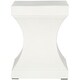 Safavieh Curby Concrete Indoor/ Outdoor Accent Table (Ivory) - 13.7" x 13.7" x 17.7" - Thumbnail 1