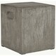Safavieh Cube Concrete Indoor/ Outdoor Accent Table (Dark Grey) - 14.9" x 14.9" x 16.5" - Thumbnail 2